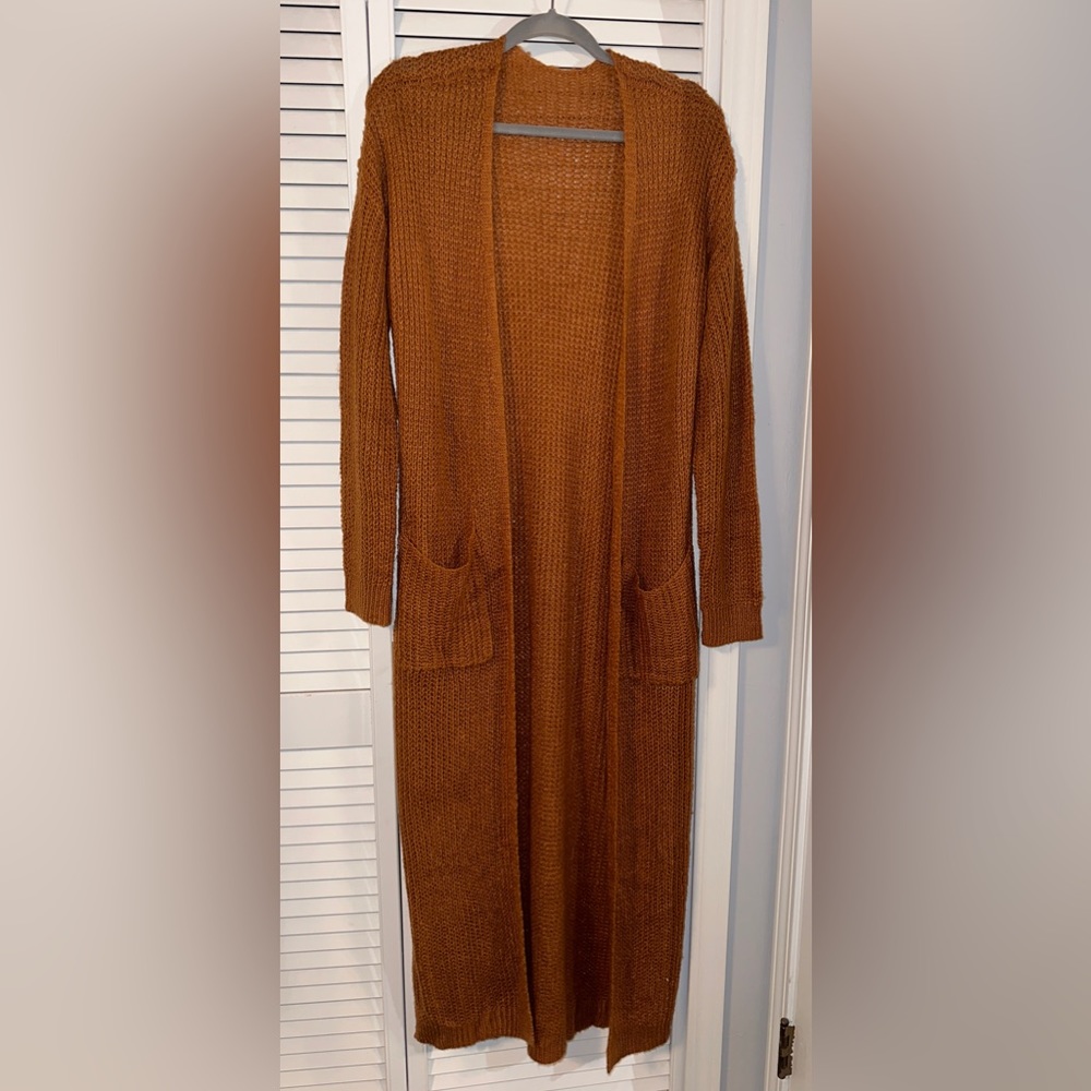 Women’s Long Sleeve Long Knit Cardigan